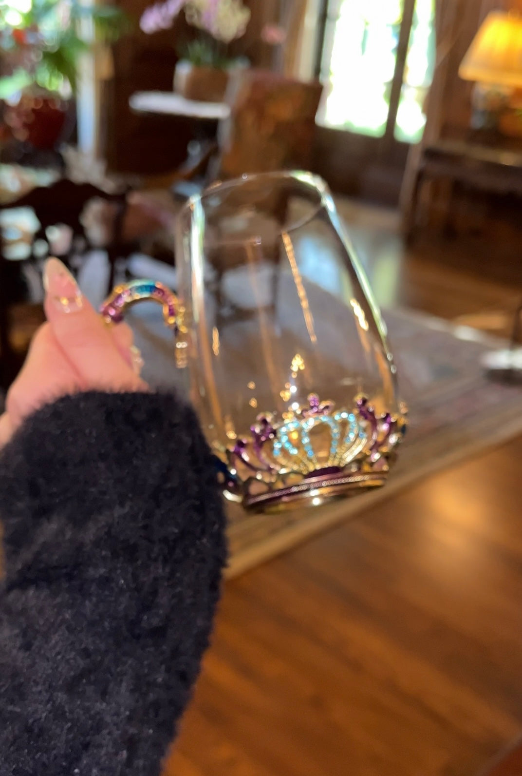 Princess Tea Glass with Spoon