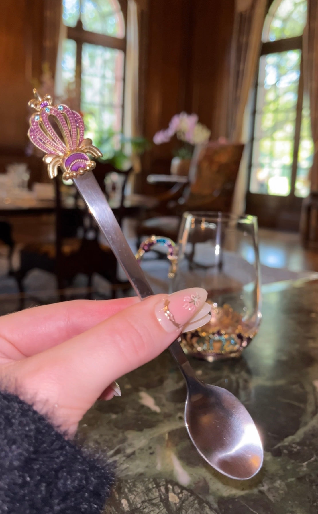 Princess Tea Glass with Spoon