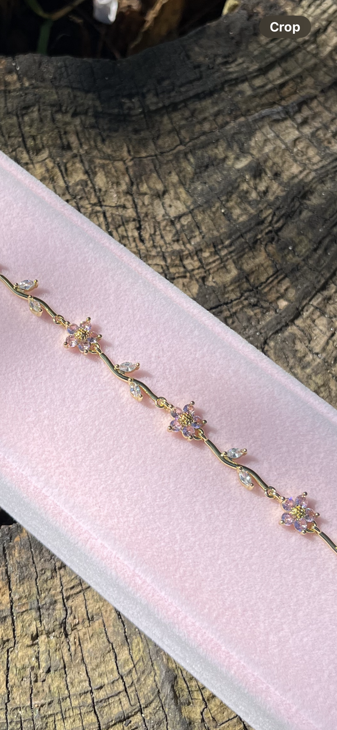 Enchanted Flower Gold Bracelet