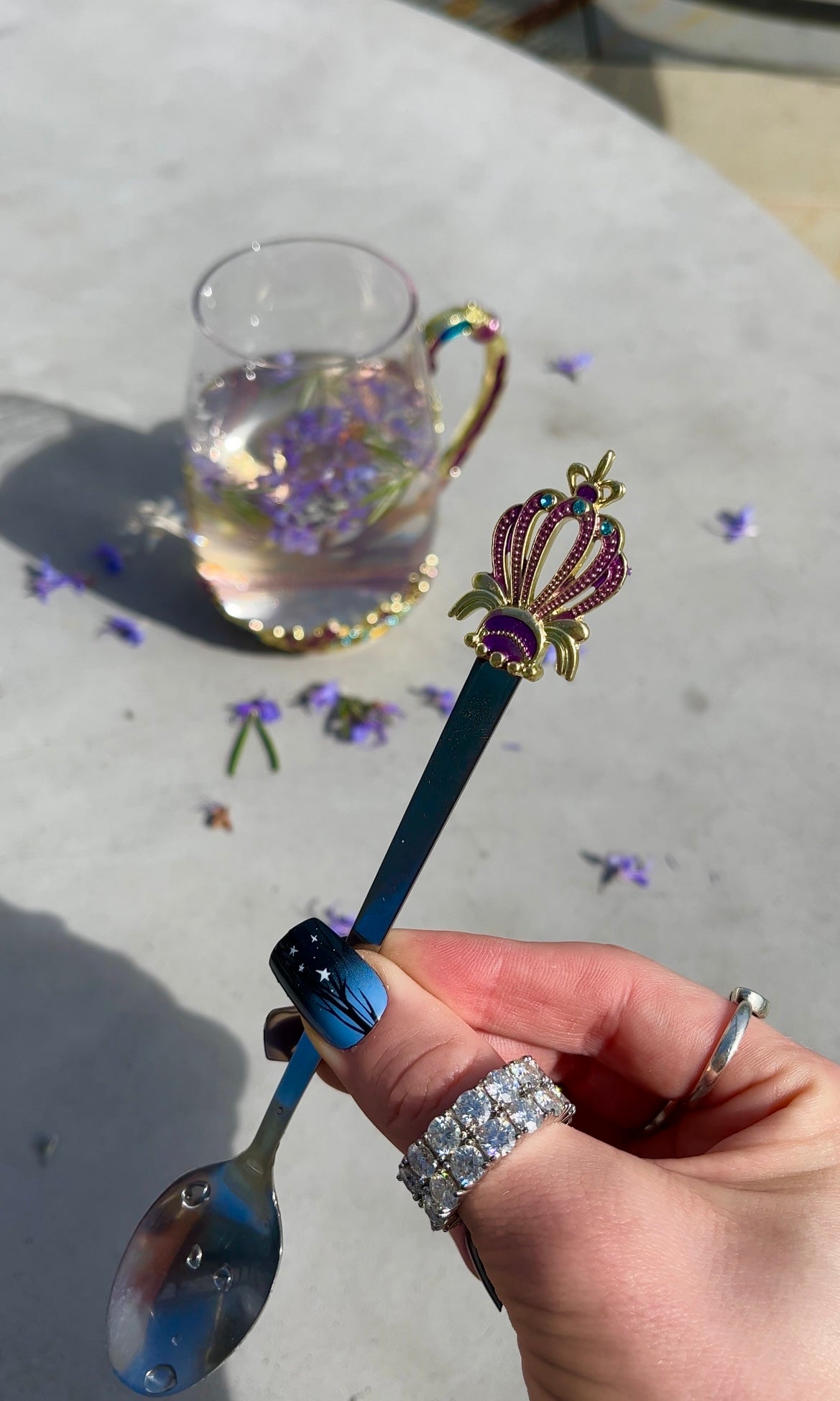 Princess Tea Glass with Spoon