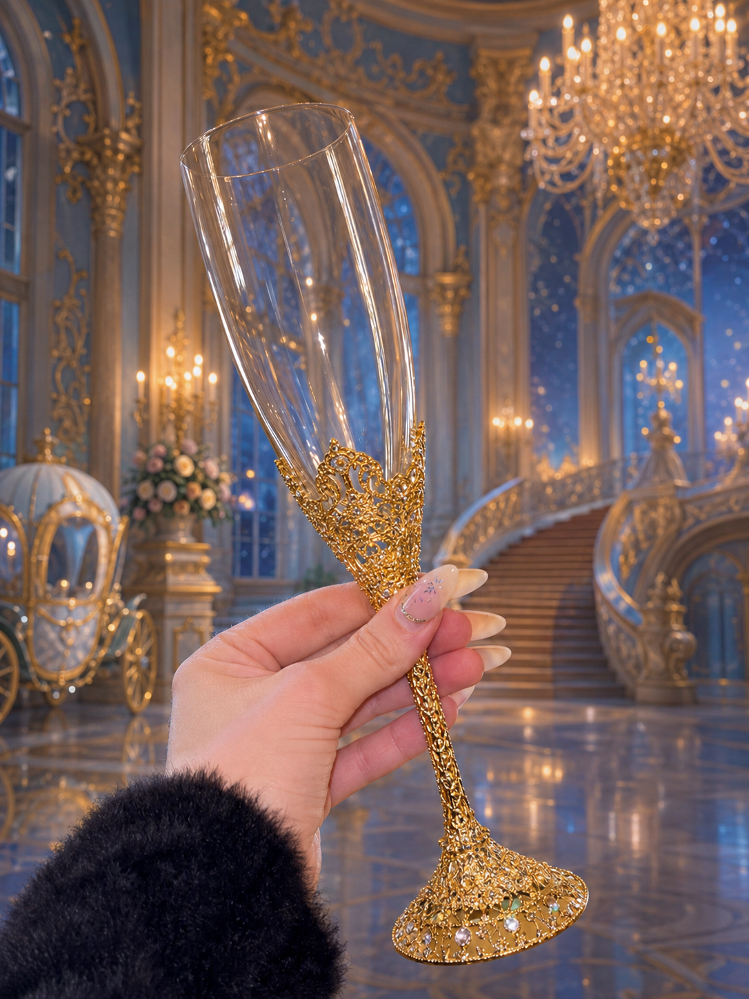 Cinderella's Champagne Glass
