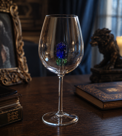 Belle's Crystal Rose Glass