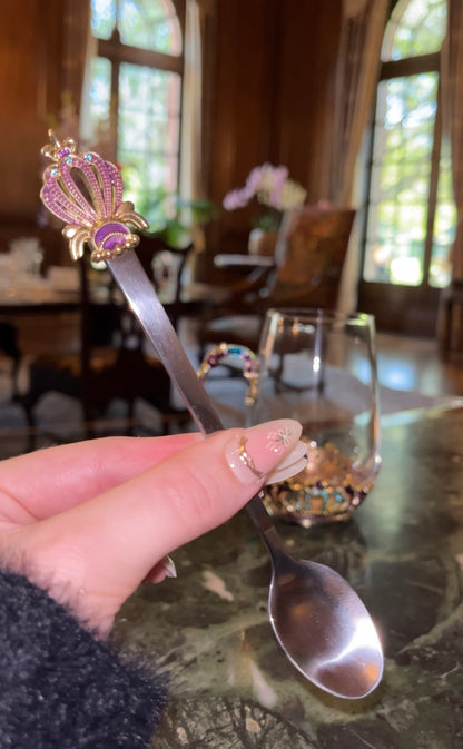 Anastasia's Tea Glass with Spoon