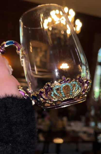 Anastasia's Tea Glass with Spoon