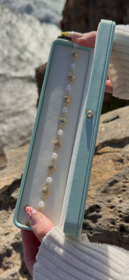 Ariel's Gold Pearl Bracelet