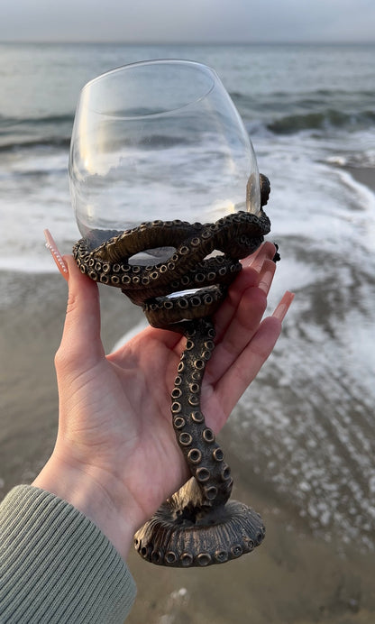Ursula's Octopus Wine Glass