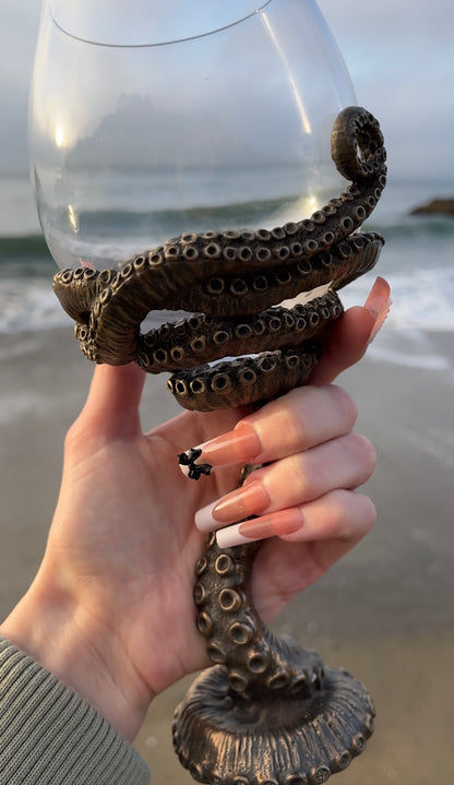 Ursula's Octopus Wine Glass