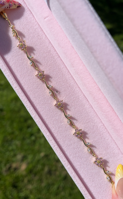 Aurora's Flower Gold Bracelet