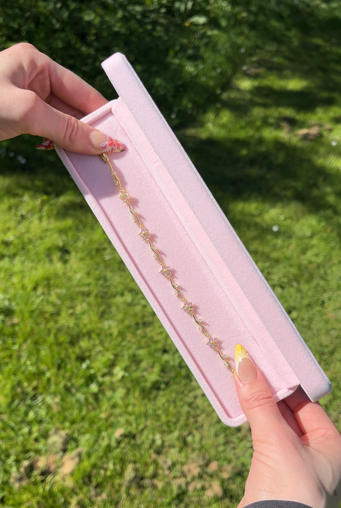 Enchanted Flower Gold Bracelet