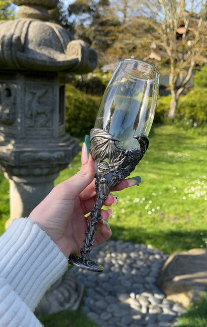 Mulan's Dragon Champagne Glass