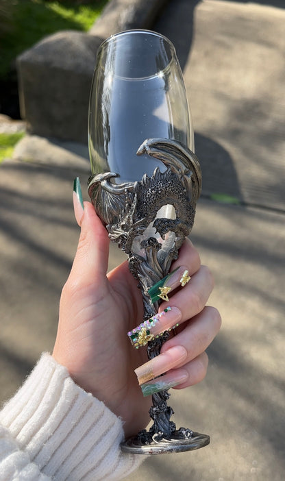 Mulan's Dragon Champagne Glass