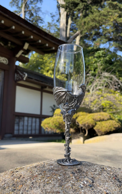 Mulan's Dragon Champagne Glass